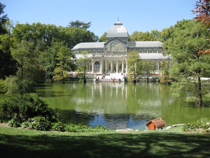 Palacio de cristal parque el retiro